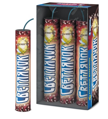 Светлячок Пиротехнический фонтан купить в Североморске | severomorsk.salutsklad.ru