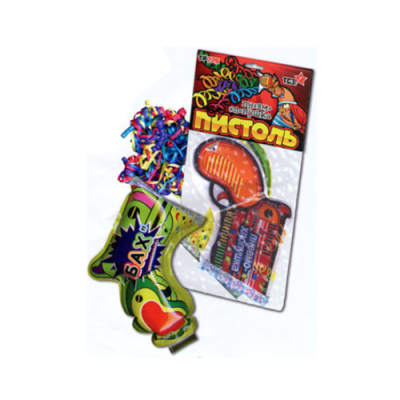 Пистоль Надувная хлопушка купить в Североморске | severomorsk.salutsklad.ru