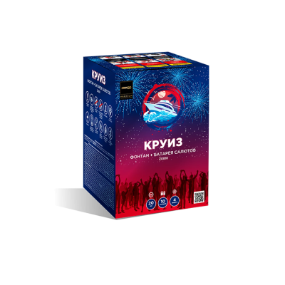 Круиз Фонтан фейерверк купить в Североморске | severomorsk.salutsklad.ru
