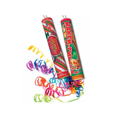 Макси-Гигант с серпантином Хлопушки купить в Североморске | severomorsk.salutsklad.ru